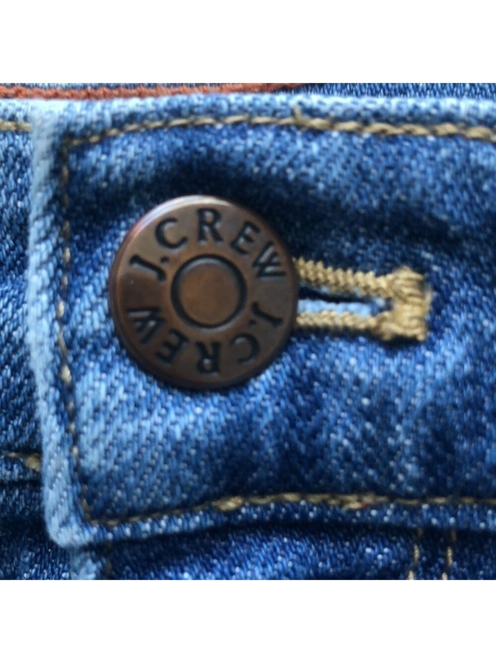 J. Crew Denim Jean Shorts Stretch Fit Cuffed Size 28 - Picture 3 of 9